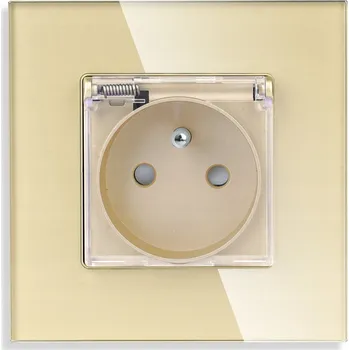 Elektrická zásuvka Elektrická Zásuvka nástěnná LUMOS TMK zlatá