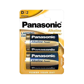 Článková baterie Alkalická baterie Panasonic BRONZE LR20 2ks/bl.
