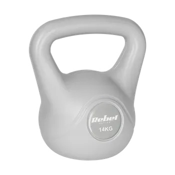 Bitumenová kettlebell 14 kg šedá REBEL ACTIVE