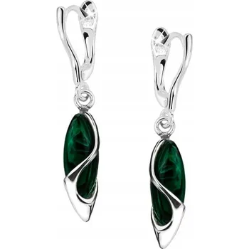 Náušnice Anglické stříbrné visací náušnice stříbro o ryzosti 925