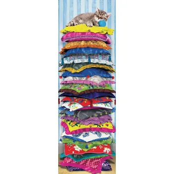 Puzzle Puzzle 1000 dílků panoramatické Koťátko na polštářích 6010