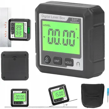 Úhloměr DIGITÁLNÍ MĚŘIČ ÚHLU SKLONU S LCD PODSVÍCENÍM