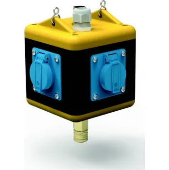 Elektroinstalační materiál Bals Elektrotechnik 57119 zásuvky PowerCube černá