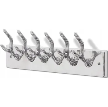 Věšák Hliníkový věšák se stříbrnými háčky