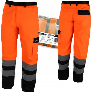 Pracovní obuv Reflexní oranžové pracovní kalhoty DEDRA vel. M