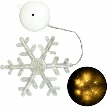 Vánoční dekorace APT ZD169 VÁNOČNÍ LED LAMPA S VESKEM SNĚHOVÉ VLOČKY