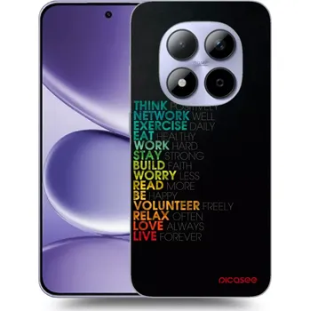 Pouzdro na mobilní telefon Picasee silikonový průhledný obal pro Xiaomi Redmi Note 15 Pro - Motto života