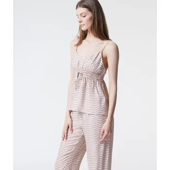 Podprsenka ETAM VZOROVANÝ PYŽAMOVÝ TOP (L)