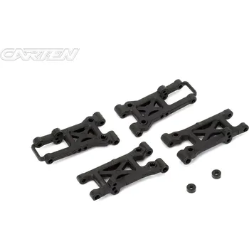 RC náhradní díl CARTEN plastové spodní ramena př.& zad. , 2+2 ks.