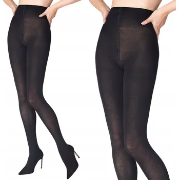 Dámské punčochy MARILYN PUNČOCHÁČE COTTON 120 černé NERO velikost 3/4 bavlna