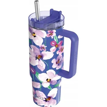 Termohrnek Quokka Stream, Nerezový termo pohár Flower Dusk, 950ml, 40032