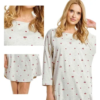 Dámské oblečení TARO KOŠILE NOČNÍ ADELE 3431 L ŠEDÁ