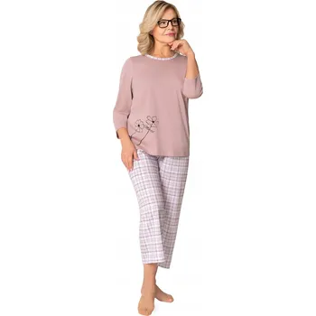 Dámské pyžamo Martel dámské pyžamo bavlna růžové velikost M