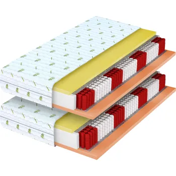 Matrace Wilsondo Taštičková pružinová matrace Ivory 90x200 (2ks) 1+1