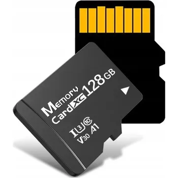 Paměťová karta PAMĚŤOVÁ KARTA microSD 128GB + SD ADAPTÉR RYCHLÁ 45.6/92