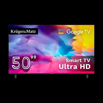 Televizor Televize Kruger&Matz 50" UHD Google TV 5.0 DVB-T2/T/C H.265 HEVC
