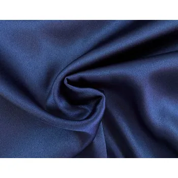 Prostěradlo Kvalitex Satenové prostěradlo tmavě modré Rozměr: 160x200