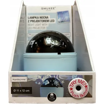 Lampička Projektor - lampička Smukee modrá
