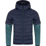 KILPI Pánská zateplená sportovní bunda Kilpi VERONS-M S MODRÁ|ZELENÁ