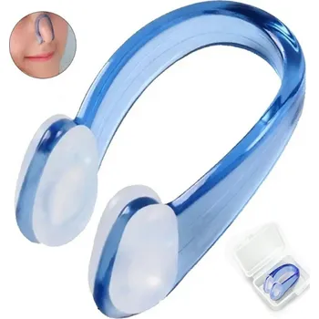 APT DA383 Nosní klips na plavání, průhledný bílý