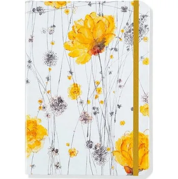 Blok PP Zápisník mini - žluté květy