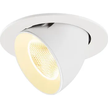 BIG WHITE (SLV) NUMINOS GIMBLE L Stropní vestavné svítidlo, 3000 K, 20°, IP20, kulaté, bílé 1009731