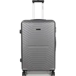 Velký cestovní kufr na kolečkách ABS 100l Worldline 625 šedá