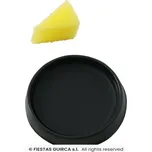 Černý make-up s houbičkou