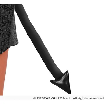 Karnevalový doplněk Čertovský ocas - černý