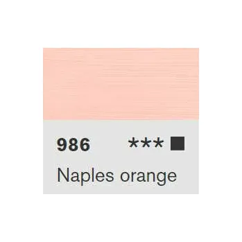 Vodová barva Akryl Lascaux Studio 250ml – 986 Naples orange