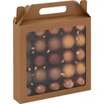 Atmosphera Vánoční koule 6 cm hnědé 25…