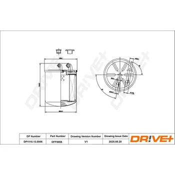 Palivový filtr Palivový filtr DRIVE+ DP1110.13.0056