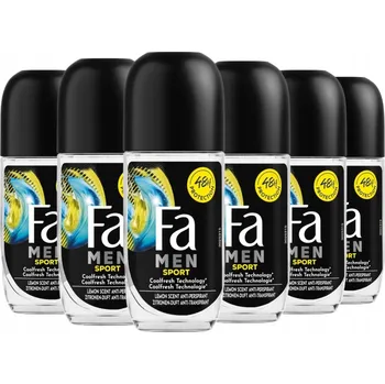 Fa Men Antiperspirant Roll-on Sport Energy 72h 6x50 ml