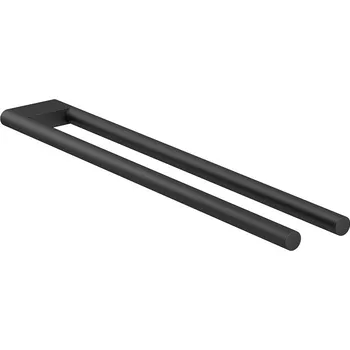 Langberger Lesina Držák ručníků pevný, dvojramenný 450 mm, černý matný, 2129008B-BP