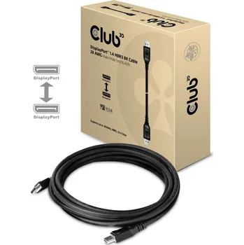 Video kabel CLUB3D DisplayPort 1.4 HBR3 8K Kabel M/M 5 m