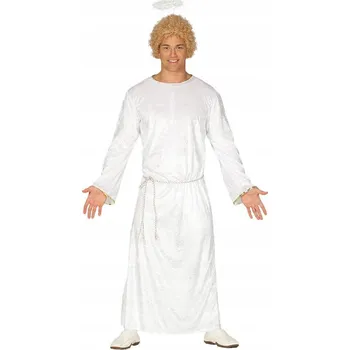 Karnevalový kostým Kostým bílý anděl na vánoční hru, svátky, velikost L