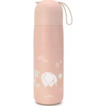 Termoska Termos na nápoje Nuvita 0,4 l růžový