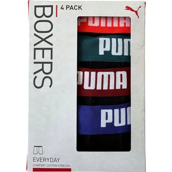 Boxerky PUMA Pánské boxerky BASIC 4-PACK 93819809 vel. XL