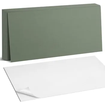 Dlažba Dlaždice S Potiskem Vinylové Samolepící Barva Olivová 10 ks 40x20 cm