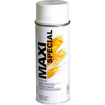 Barva ve spreji MAXI SPRAY ŽÁRUVZDORNÁ BARVA BÍLÁ NA GRILY VÝFUKY TLUMIČE 800 BÍLÁ