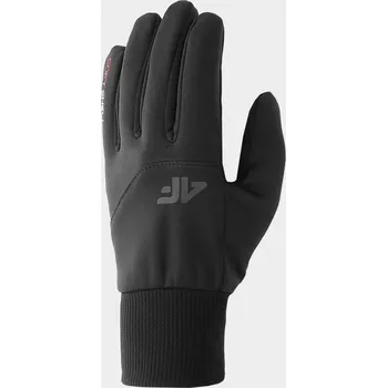 Rukavice Softshellové rukavice unisex 4F 4FWAW24AFGLU140 - černé