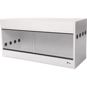 Terárium Diversa Dřevěné terárium s úložným prostorem bílé 100 x 40 x 52 cm