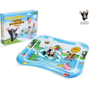 Vodní podložka Krtek nafukovací 61x42 cm v krabici 25x20x5cm 6m+