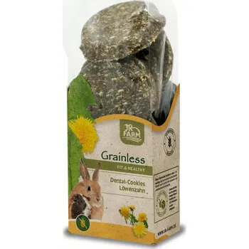 Krmivo pro hlodavce JR Farm Bezobilná kolečka s pampeliškou 150g