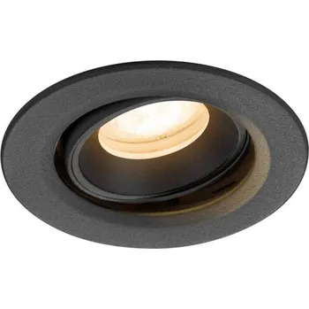 BIG WHITE (SLV) NUMINOS MOVE XS Stropní vestavné svítidlo, 2700 K, 55°, IP20, kulaté, černé 1009331