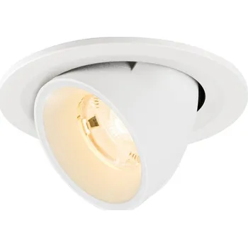 BIG WHITE (SLV) NUMINOS GIMBLE S Stropní vestavné svítidlo, 2700 K, 20°, IP20, kulaté, bílé 1009389