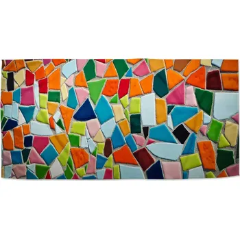 Osuška Sablio Ručník Barevná mozaika - 50x100 cm