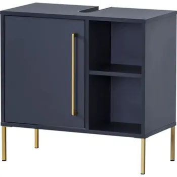 Koupelnový nábytek Skříňka pod umyvadlo Möbelpartner Kent noční modrá 65,3 x 63,3 x 33,1 cm