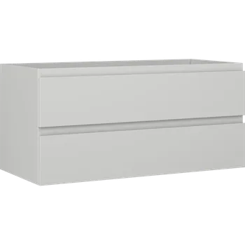 Koupelnový nábytek Mexen Orio koupelnová skříňka pod umyvadlo 100 cm, 2 zásuvky, šedá mat - 91A10-10047-2-BFF62 Koupelnové skříňky