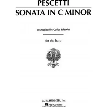 Umění PESCETTI SONATA C MIN SALZEDO HARP – G. B. Pescetti,Carlos Salzedo (EN)
